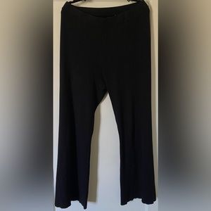 Casual Black Pants-High rise